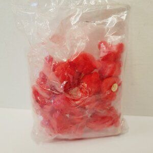 Darice Craft Miniature 1" Flocked Be Mine Red Teddy Bears Bag of 12